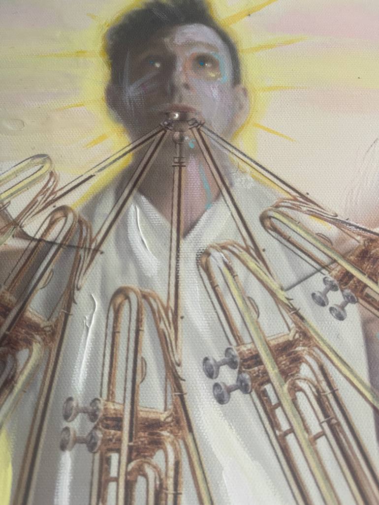 Original Art Deco People Painting by Riccardo Matlakas