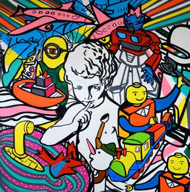 Original Pop Art Culture Paintings by Riccardo Matlakas