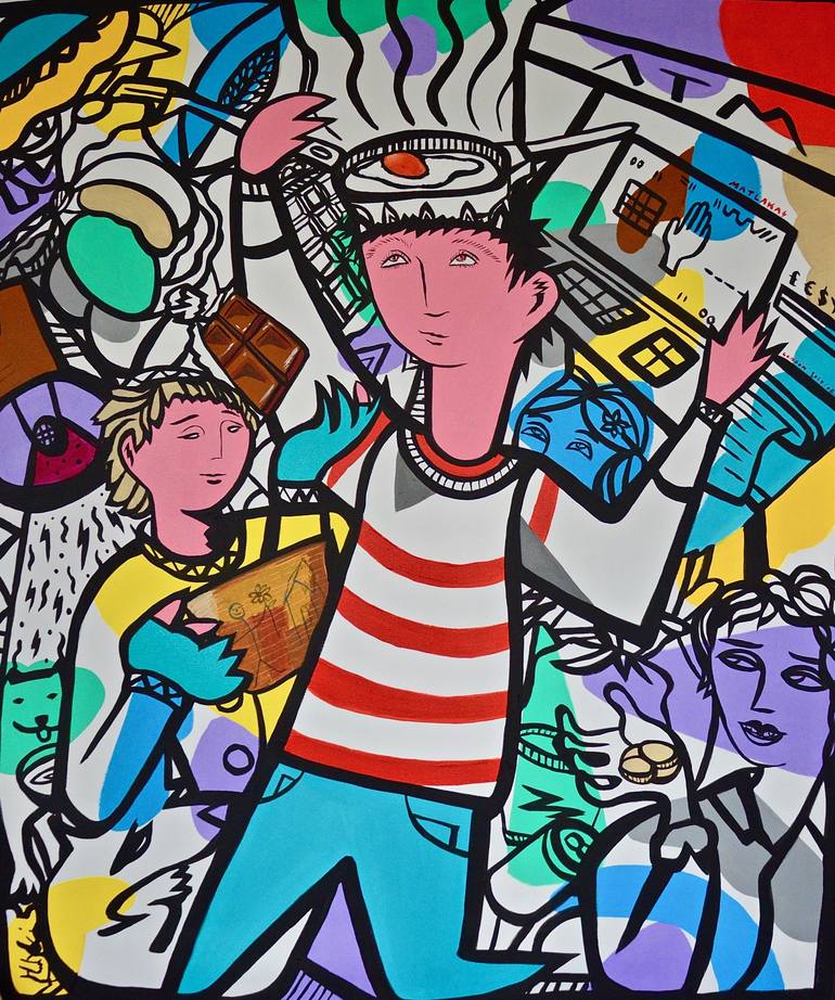 Original  Painting by riccardo matlakas