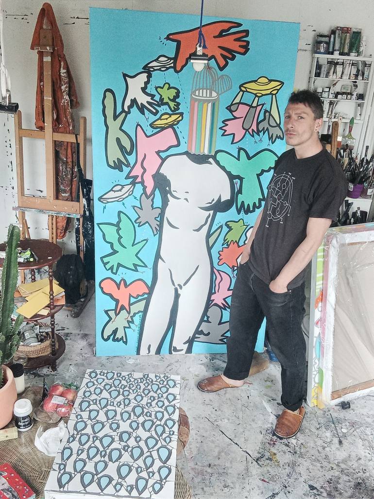 Original Art Deco Other Painting by Riccardo Matlakas