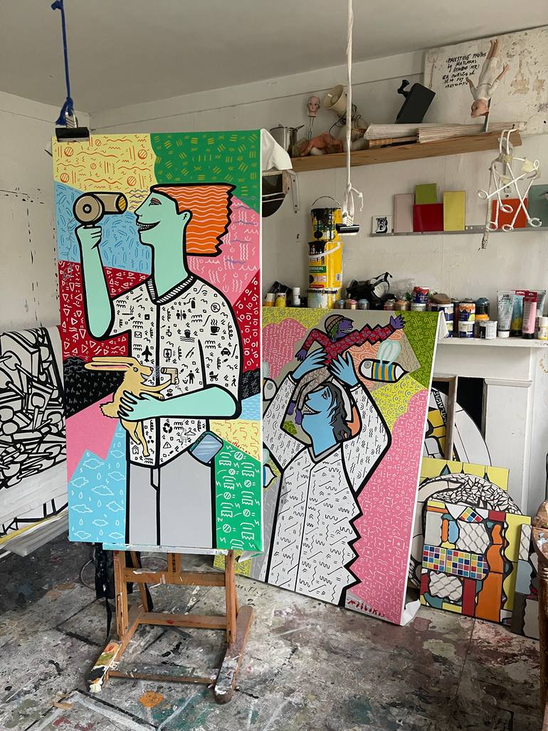 Original Contemporary Animal Painting by Riccardo Matlakas