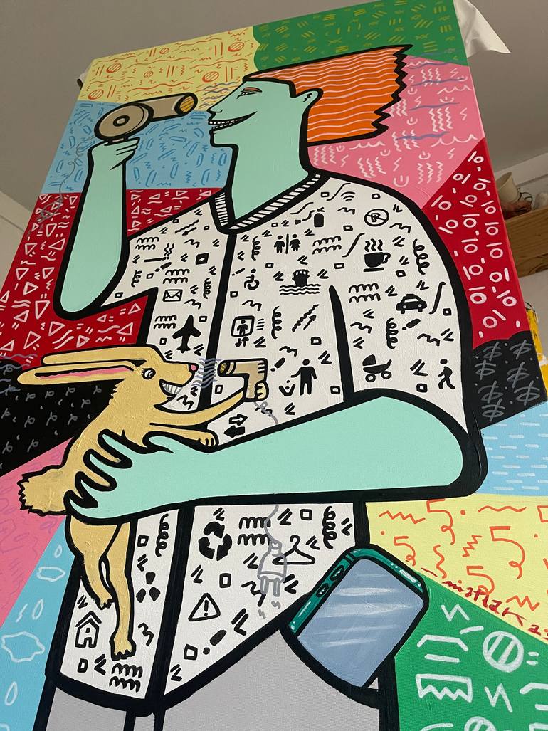 Original Contemporary Animal Painting by Riccardo Matlakas