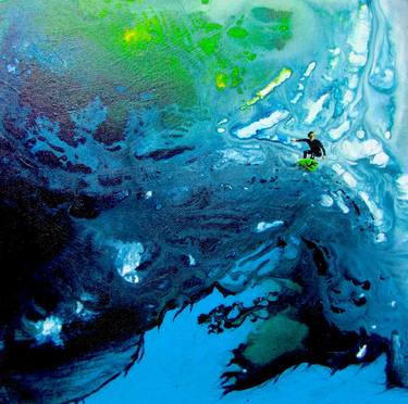 Print of Abstract Water Paintings by lisa darlington