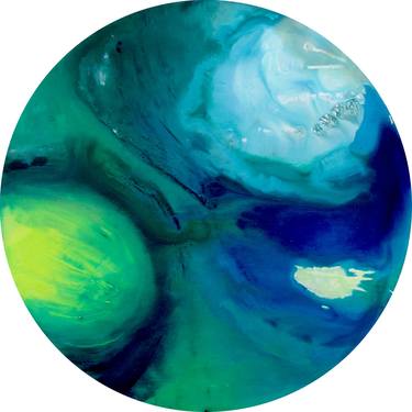 Print of Abstract Water Paintings by lisa darlington