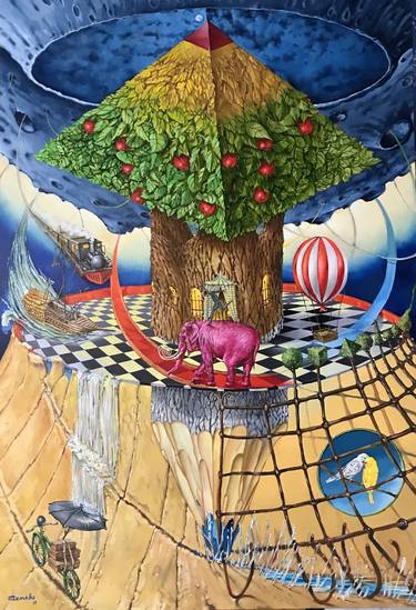 Original Surrealism Fantasy Paintings by SENCH SARGSYAN