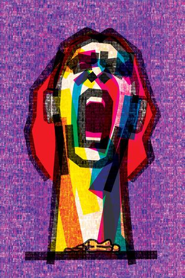 Original Contemporary Women Mixed Media by Xto Christo Guelov