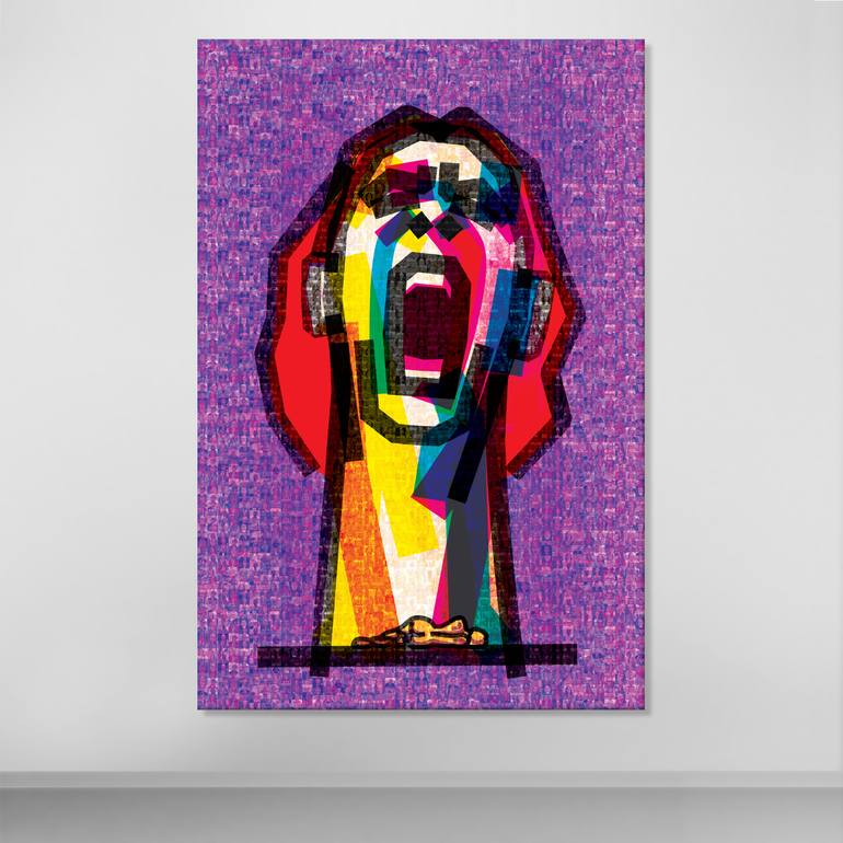 Original Contemporary Women Mixed Media by Xto Christo Guelov