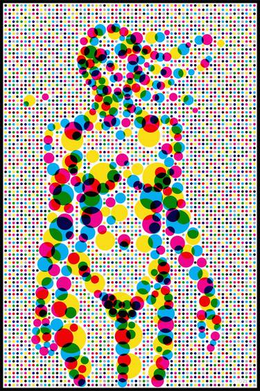 Woman in color dots - Limited Edition of 10 thumb