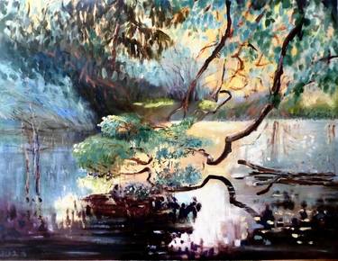 Original Impressionism Landscape Paintings by Taziana Alba