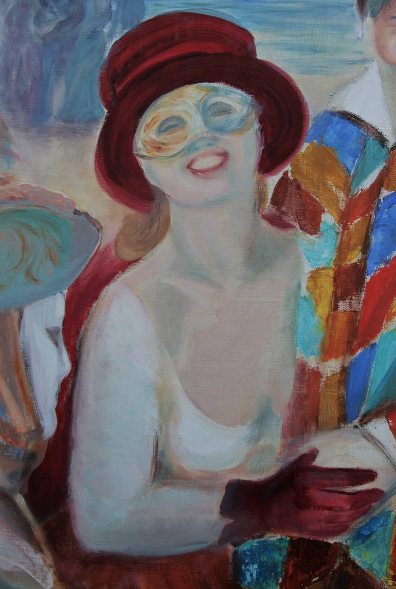 Original Figurative Fashion Painting by Taziana Alba