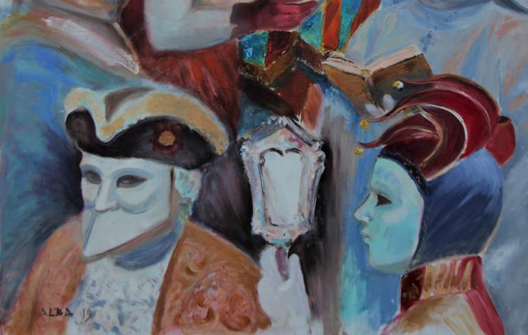 Original Figurative Fashion Painting by Taziana Alba
