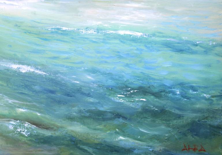Original Beach Painting by Taziana Alba