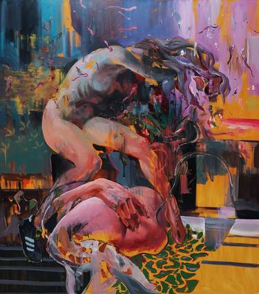Original Contemporary Nude Paintings by Liviu Mihai