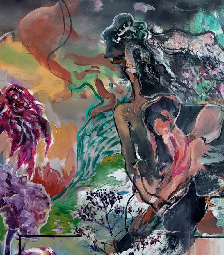Original Expressionism Landscape Painting by Liviu Mihai