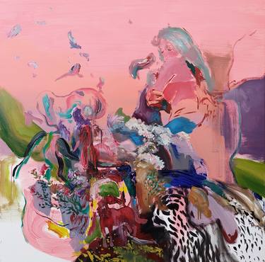 Original Contemporary Abstract Painting by Liviu Mihai