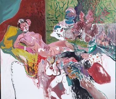 Original Contemporary Women Painting by Liviu Mihai
