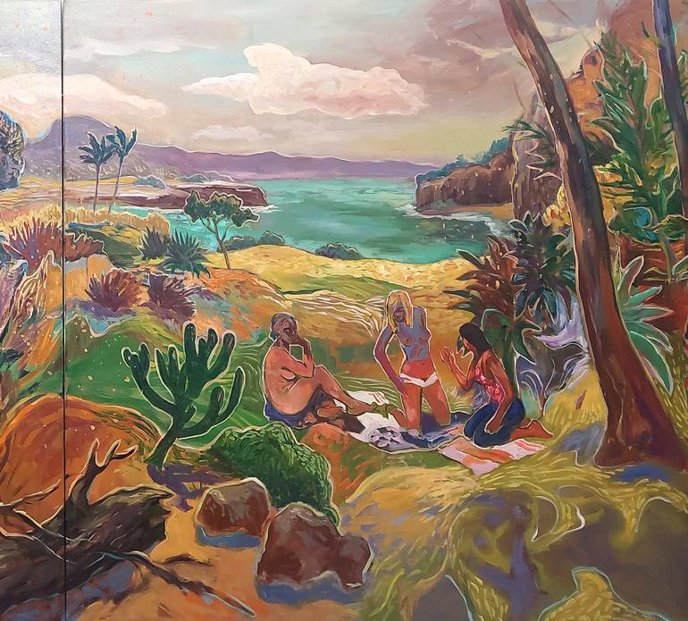 Original Contemporary Landscape Painting by Liviu Mihai