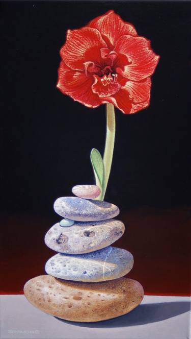 Original Realism Floral Paintings by gregory simmons