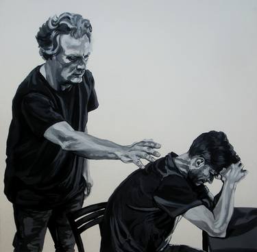 Print of Figurative Men Paintings by Biserka Petrovic