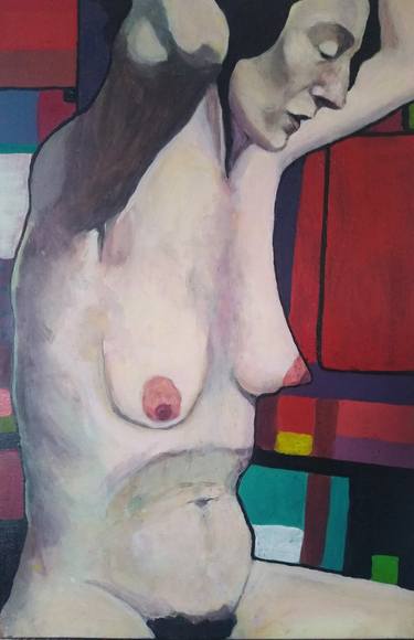 Original Modern Nude Paintings by Ruta Jakutyte