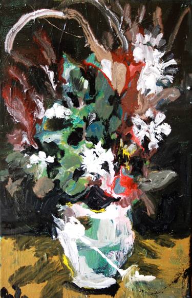Print of Expressionism Floral Paintings by Ruta Jakutyte