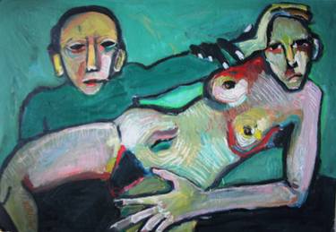 Print of Expressionism Nude Paintings by Ruta Jakutyte