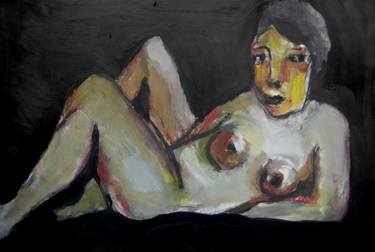 Print of Expressionism Nude Paintings by Ruta Jakutyte