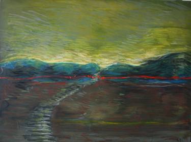 Print of Expressionism Landscape Paintings by Ruta Jakutyte