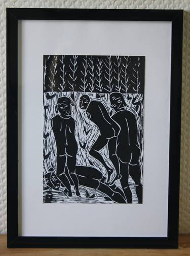 Original People Printmaking by Ruta Jakutyte