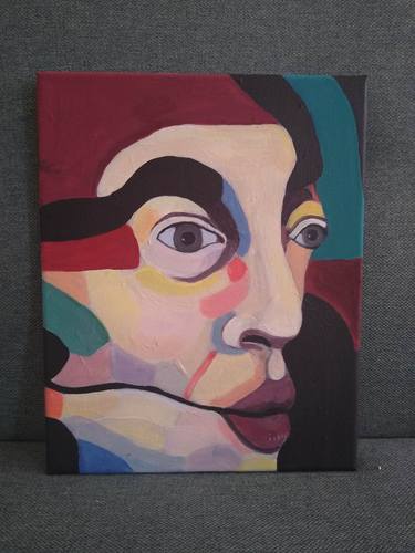 Original Expressionism Portrait Paintings by Ruta Jakutyte