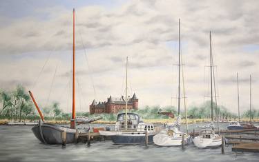Original Boat Paintings by Edmundo Sanz Gadea