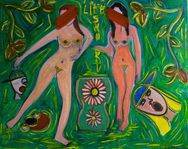 Print of Expressionism Women Paintings by Joao EVANGELISTA Souza