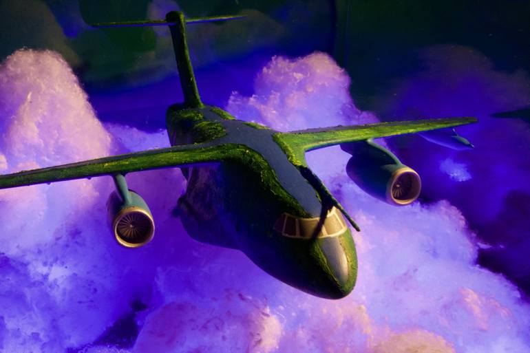 Original Modern Airplane Sculpture by Joao Evangelista Souza