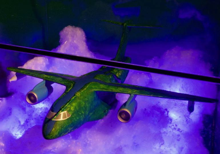 Original Modern Airplane Sculpture by Joao Evangelista Souza