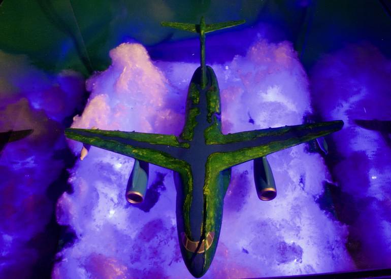 Original Modern Airplane Sculpture by Joao Evangelista Souza