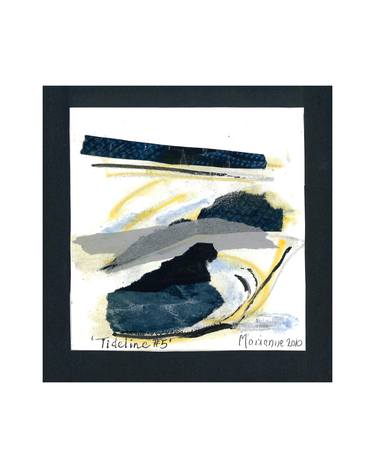 Print of Abstract Expressionism Seascape Collage by Marianne Sturtridge