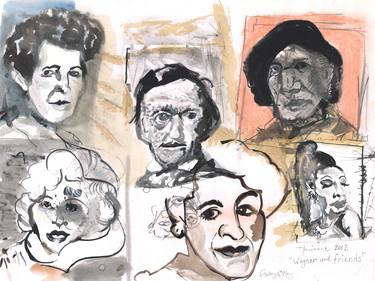 Print of Portrait Drawings by Marianne Sturtridge