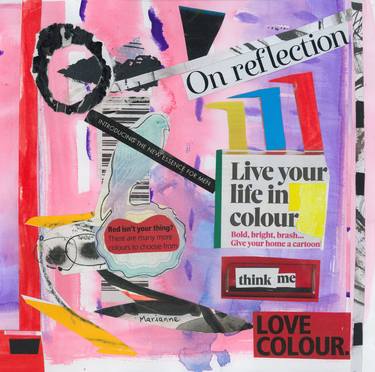 Live your life in colour- Talking Collages Series thumb