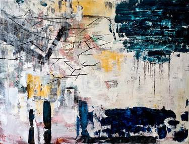 Original Abstract Expressionism Abstract Paintings by Johan Signér