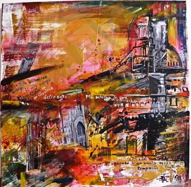Print of Abstract Expressionism Architecture Paintings by Daniela Mihai