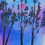 Winter Gradient  sky landscape Impressionism by irfan mirza