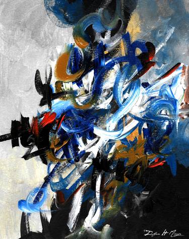 Original Abstract Expressionism Abstract Paintings by irfan mirza