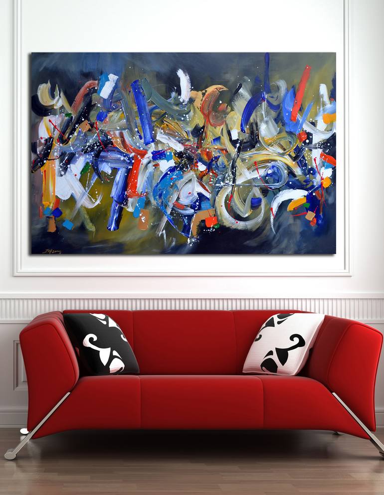 Original Abstract Painting by irfan mirza