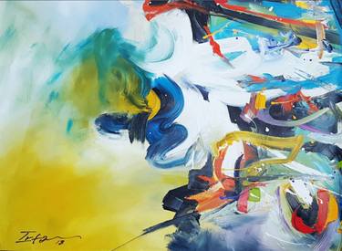 Saatchi Art Artist irfan mirza; Paintings, “Abstract expression endless journey #2” #art
