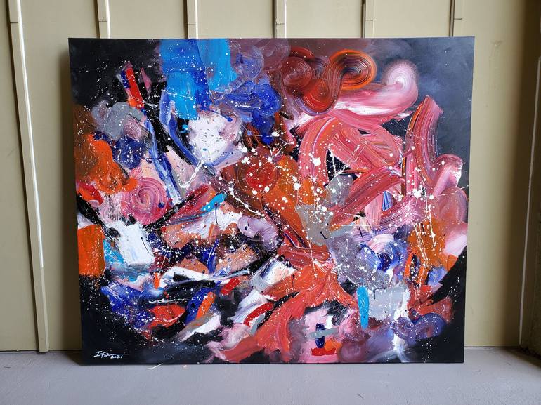 Original Abstract Painting by irfan mirza