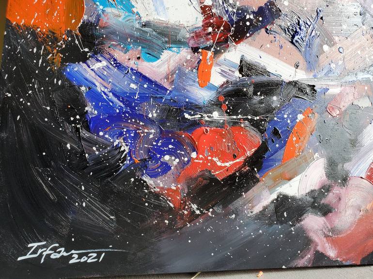Original Abstract Painting by irfan mirza