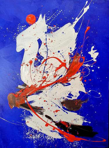 Original Abstract Expressionism Abstract Paintings by irfan mirza