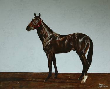 Print of Horse Paintings by James C Byrne