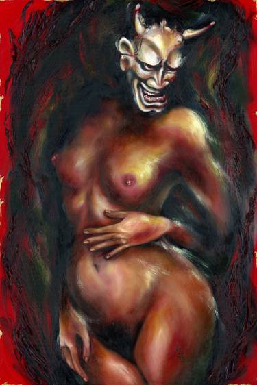 Original Expressionism Nude Paintings by Hiroko Sakai