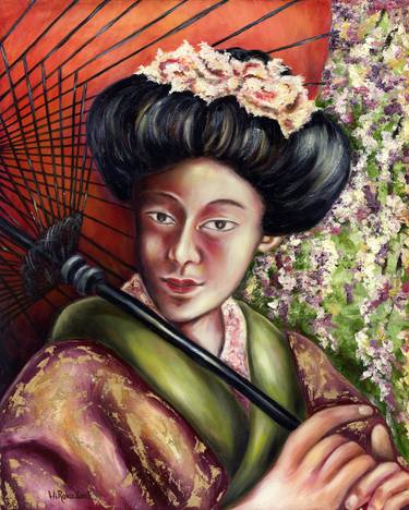 Original Expressionism Women Paintings by Hiroko Sakai